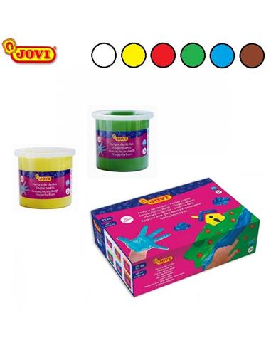 PINTURA DEDOS JOVI 125ml 6 COLORES 560/S