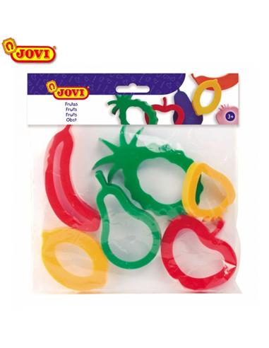 MOLDES PLASTILINA JOVI R-7F FRUTAS 6ud