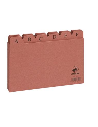 SEPARADOR DE FICHERO N"1 A-Z 65x95 PLASTICO