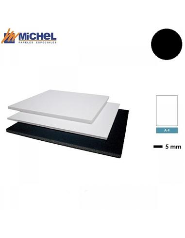 CARTON PLUMA MICHEL A4 DIAVANO 5mm NEGRO
