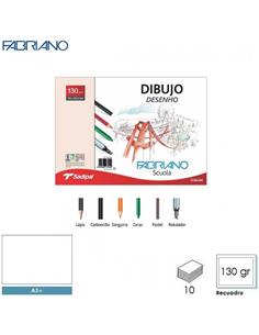 LAMINA DIBUJO FABRIANO A3+ 130gr RECUADRO 10H