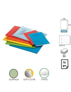 LIBRETA GRAPADA UNI PAPYRUS TF 1 RAYA 50H 70GR