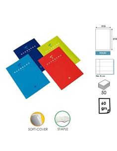 LIBRETA GRAPADA UNI GUERRERO TF 1 RAYA 50H 60GR
