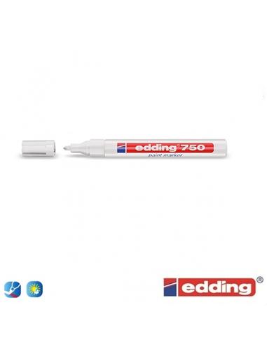 ROTULADOR EDDING 750 BLANCO OPACO METALES 2-4mm