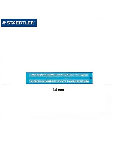 PLANTILLA STAEDTLER MARS 3.5mm 572035
