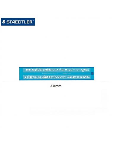 PLANTILLA STAEDTLER MARS 5.0mm 57205