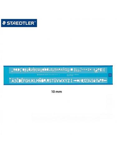 PLANTILLA STAEDTLER MARS 10mm 57210