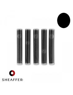 CARGA PLUMA SHEAFFER x5 TUBOS NEGRO