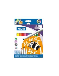 ROTULADOR MILAN 11+1 BORRABLES COLORES