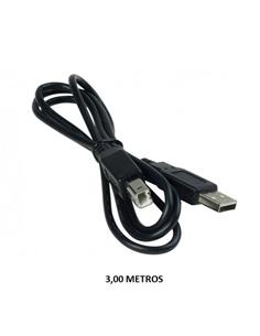 CABLE NANO CABLE USB 2.0 IMPRESORA A-B 3,00 METROS