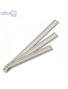 REGLA OFFICE-BOX METALICA 40cm R-1040