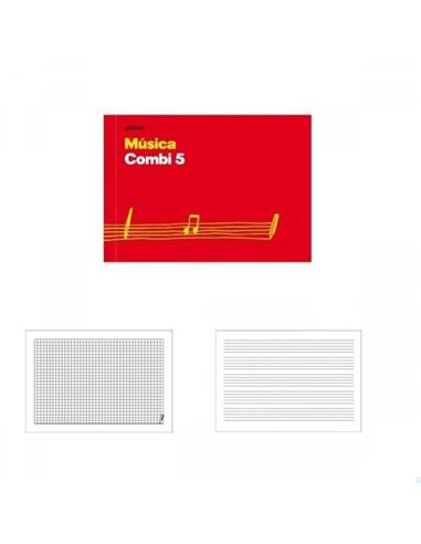 BLOC MUSICA COMBI 5 T.CUARTO APAISADO ADDITIO