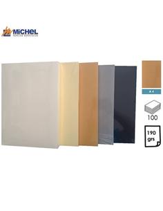 PAPEL MICHEL MURILLO A4 190GR 100H MOSTAZA