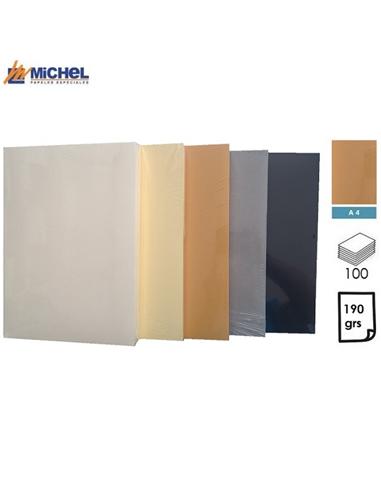 PAPEL MICHEL MURILLO A4 190GR 100H MOSTAZA