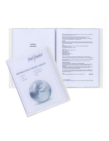 CARPETA CON FUNDAS GEMO 10F A5 TRANSPARENTE