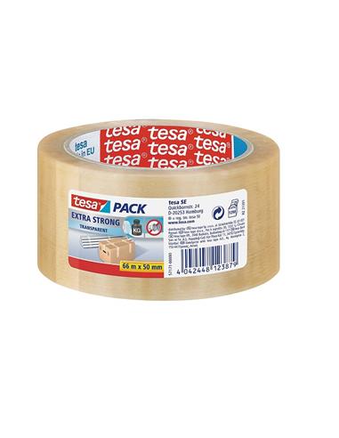 CINTA ADHESIVA TESA EMBALAR 66m x 50mm TRANSP