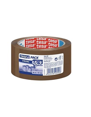 CINTA ADHESIVA TESA EMBALAR 66m x 50mm MARRON