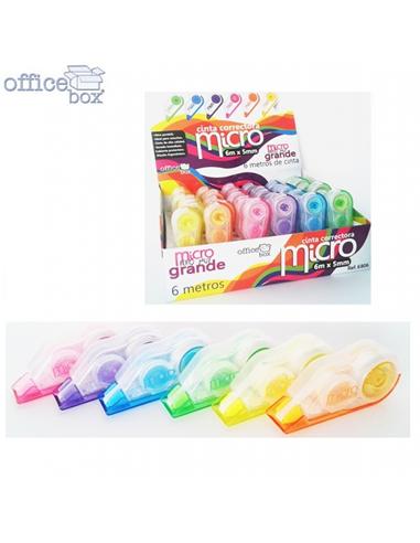 CORRECTOR CINTA OFFICE-BOX MICRO 5mm x 6mt