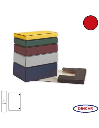 CARPETA PROYECTO DINCAR 5cm BROCHE ROJO