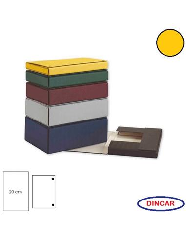 CARPETA PROYECTO DINCAR 20cm BROCHE AMARILLO