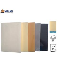 PAPEL MICHEL MURILLO A4 260GR 50H CREMA