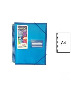 CARPETA CON FUNDAS OFFICE-BOX 40F A4 ESPIRAL