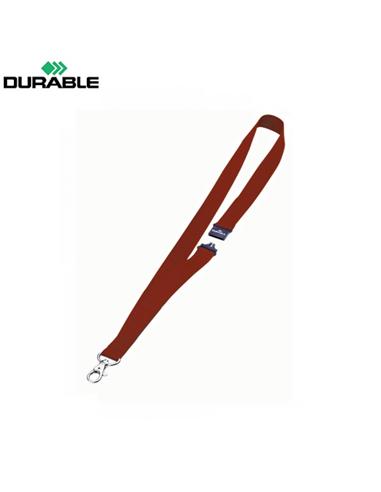 CINTA PORTANOMBRES DURABLE 44cm x 20mm ROJO