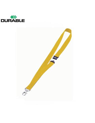 CINTA PORTANOMBRES DURABLE 44cm x 20mm AMARILLO