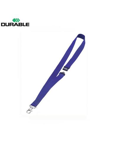 CINTA PORTANOMBRES DURABLE 44cm x 20mm AZUL