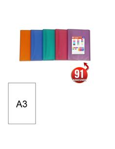CARPETA CON FUNDAS OFFICE-BOX 40F A3 COLORES