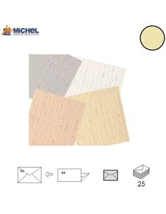 SOBRE MICHEL ARTISAN BUTTEN 110x220mm 100GR CREMA