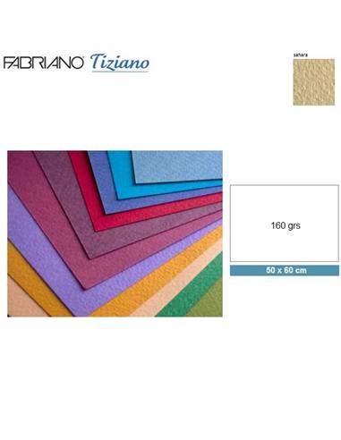 CARTULINA FABRIANO 50x60 cm 160g TIZIANO SAHARA