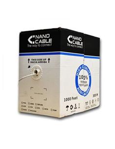 CABLE RED NANO CABLE RJ45 CAT.5E UTP RIGIDO(METRO)