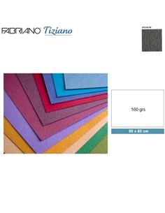 CARTULINA FABRIANO 50x60 cm 160g TIZIANO ANTRACITE