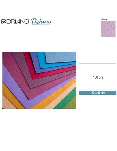 CARTULINA FABRIANO 50x60 cm 160g TIZIANO VIOLETTA