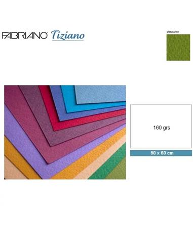 CARTULINA FABRIANO 50x60 cm 160g TIZIANO PISTACHIO