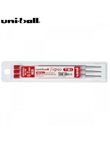 CARGA BOLIGRAFO UNI-BALL SIGNO TSI 0.7 ROJO x3uds