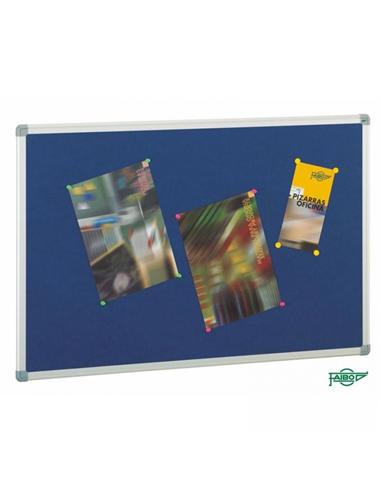 TABLERO ANUNCIO 90x120 TAPIZADO AZUL R-601T-3