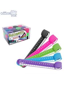 REGLA OFFICE-BOX 30cm ENROLLABLE COLORES