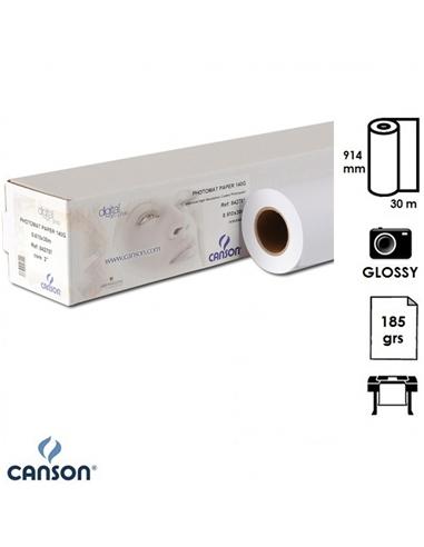 ROLLO PLOTTER PHOTO GLOSSY A0 914mmX30m 185GR