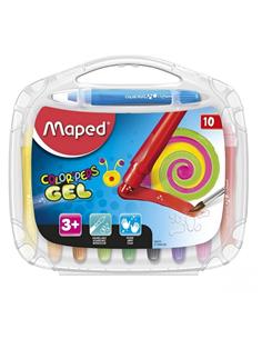 CERA MAPED COLORPEPS GEL 10 COLORES ACUARELABLES