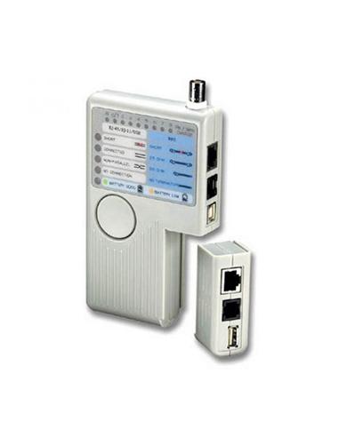 TESTER RED NANO CABLE UTP RJ45/RJ11/RJ12/USB/COAXI