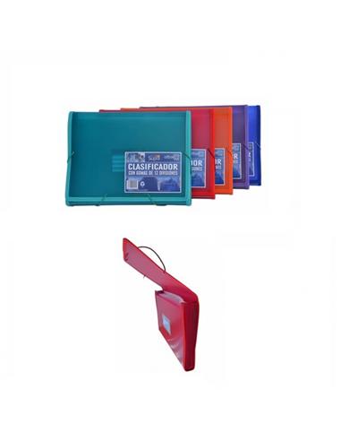 CARPETA CLASIFICADORA OFFICE-BOX T. FOLIO 13D