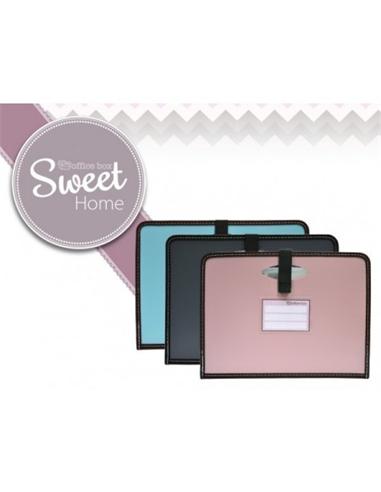 CARPETA CLASIFICADORA OFFICE-BOX TELA A4 12D