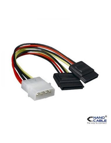 CABLE NANO CABLE SATA ALIMENTACION 5.25" (4PIN) X2