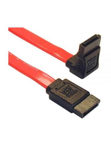 CABLE NANO CABLE SATA DATOS ACODADO 0.5 M ROJO
