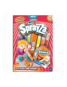 ROTULADOR SPRAYZA 6 COLORES + 1 PLANTILLA