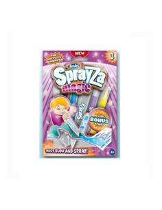 ROTULADOR SPRAYZA 5 COLORES MAGICOS + 1 PLANTILLA