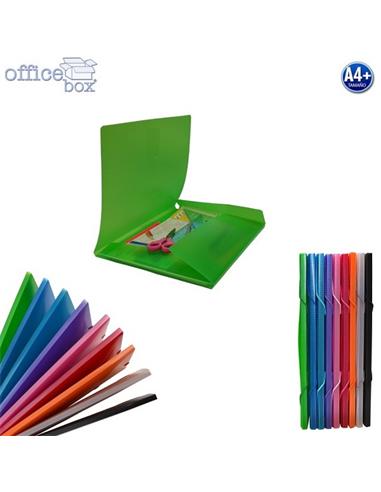 CARPETA PLASTICO GOMILLAS OFFICE-BOX DIBUJO A4+