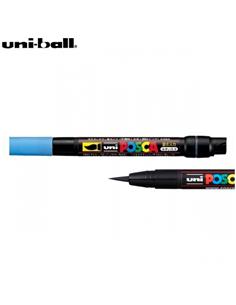 ROTULADOR UNI-POSCA BRUSH AZUL PCF-350